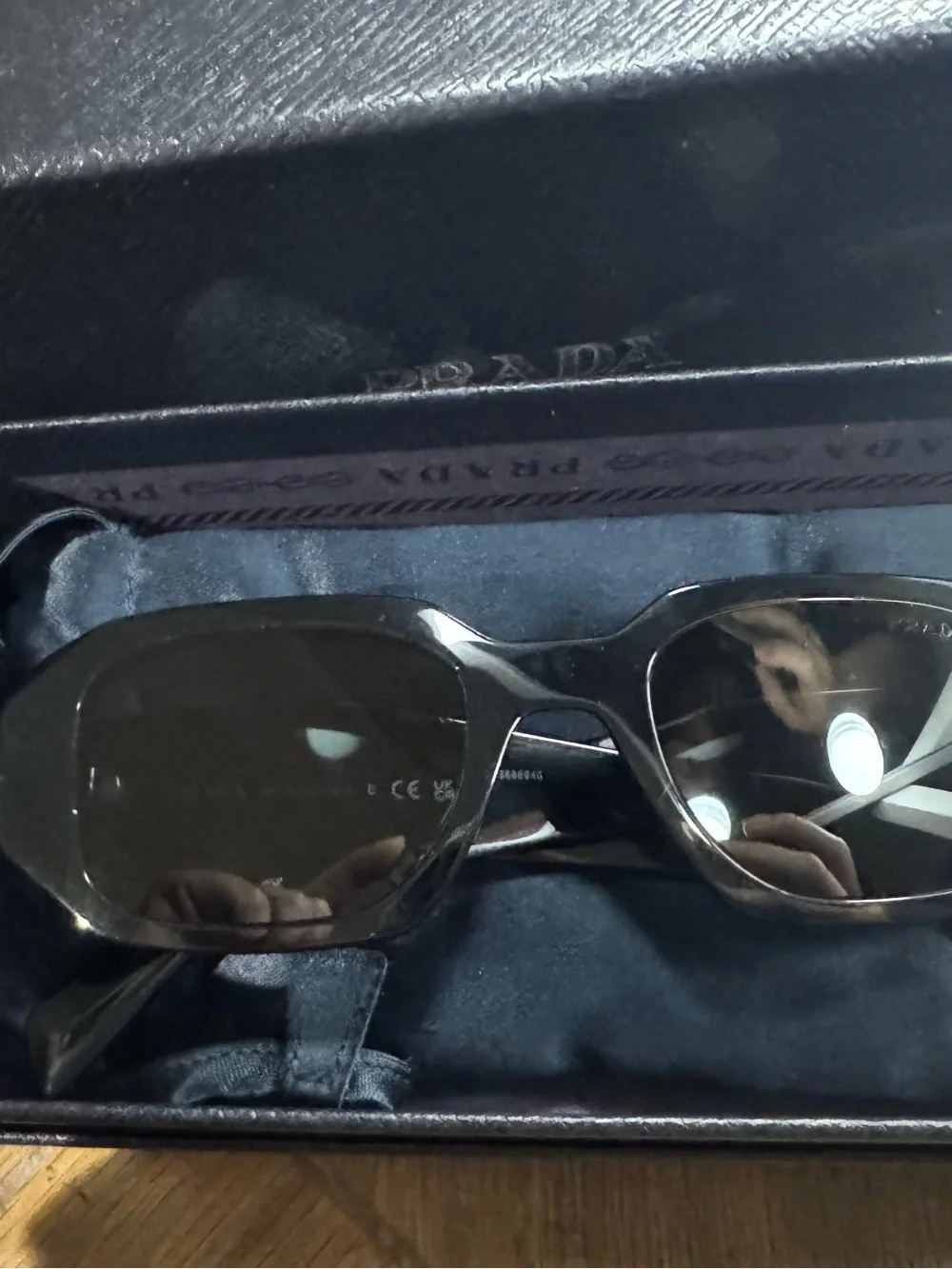 Prada Milano Glossy Black Men’s Sunglasses